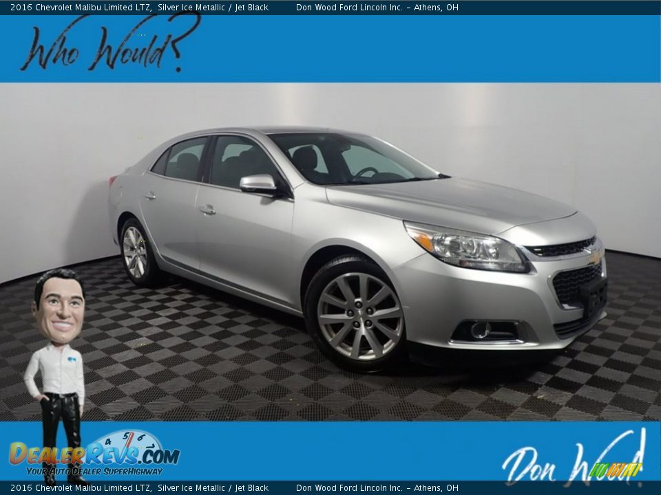 2016 Chevrolet Malibu Limited LTZ Silver Ice Metallic / Jet Black Photo #1