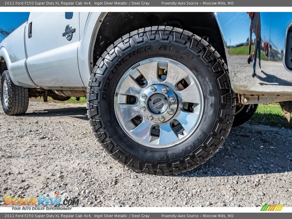 2011 Ford F250 Super Duty XL Regular Cab 4x4 Ingot Silver Metallic / Steel Gray Photo #20