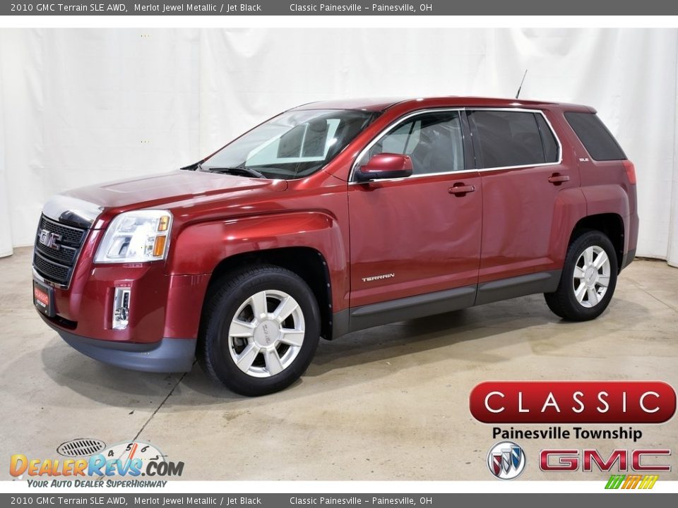 2010 GMC Terrain SLE AWD Merlot Jewel Metallic / Jet Black Photo #1