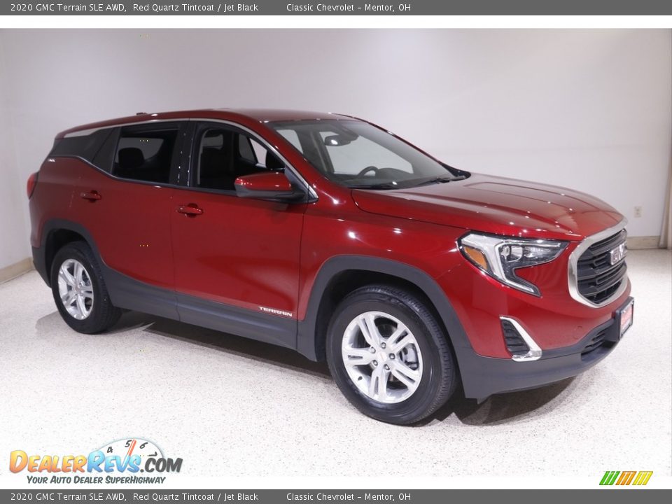 2020 GMC Terrain SLE AWD Red Quartz Tintcoat / Jet Black Photo #1