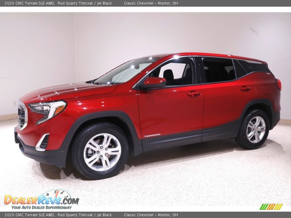 2020 GMC Terrain SLE AWD Red Quartz Tintcoat / Jet Black Photo #3