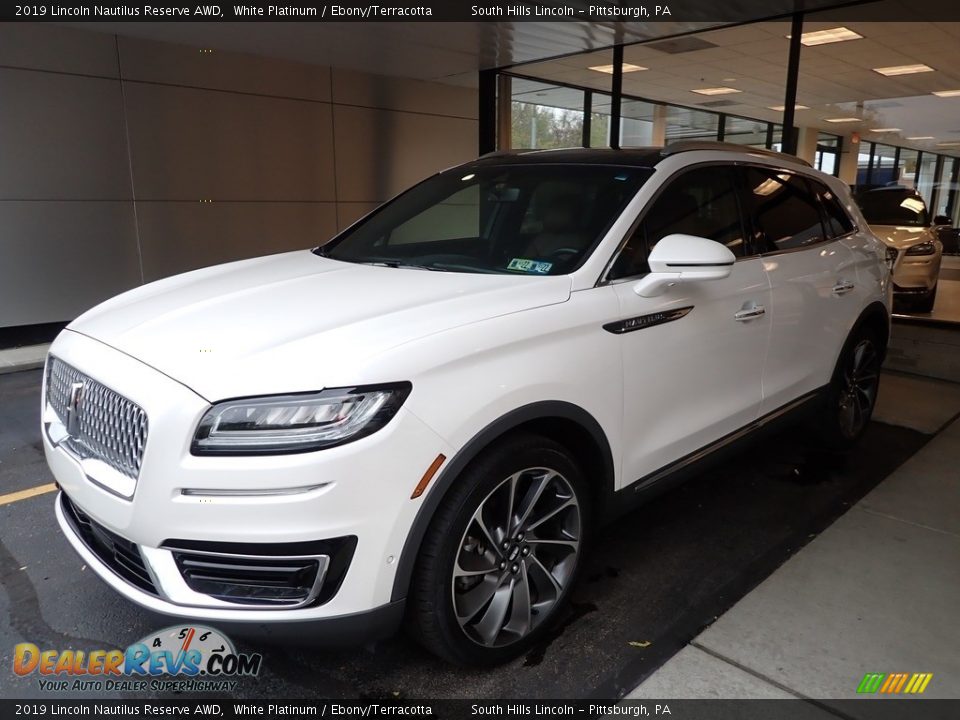 2019 Lincoln Nautilus Reserve AWD White Platinum / Ebony/Terracotta Photo #1