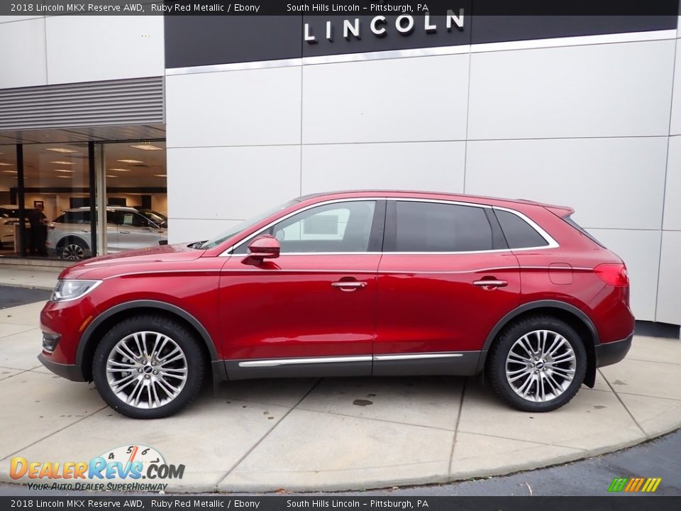 2018 Lincoln MKX Reserve AWD Ruby Red Metallic / Ebony Photo #2