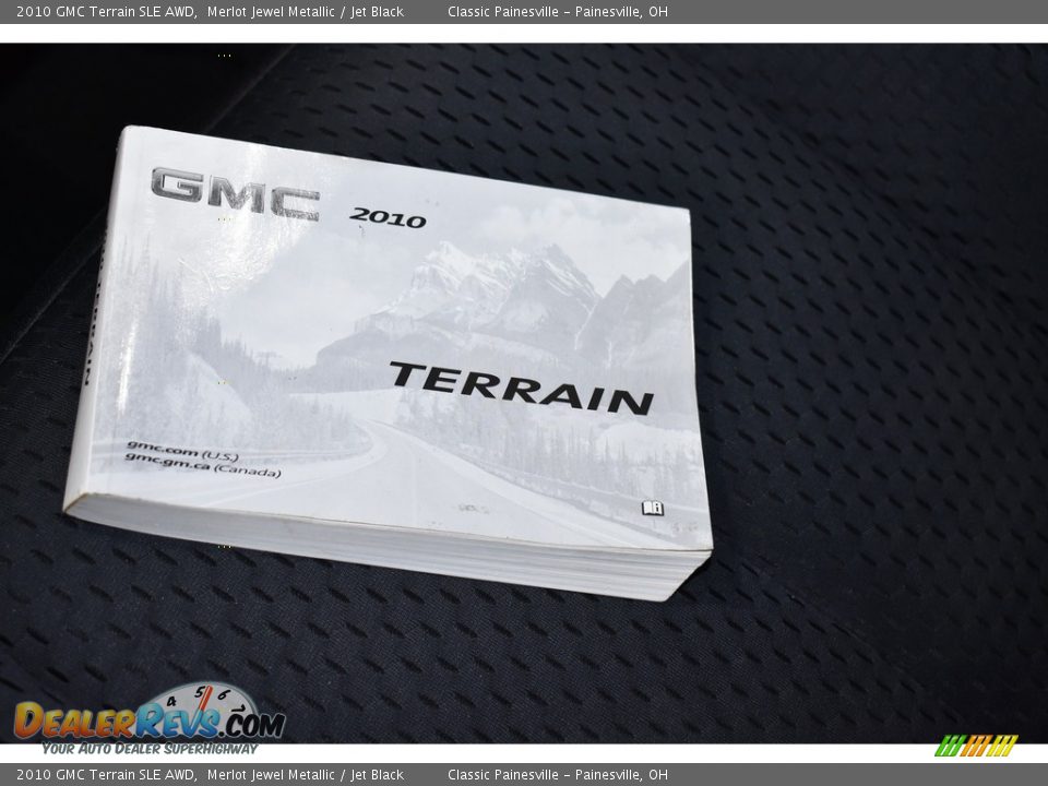 2010 GMC Terrain SLE AWD Merlot Jewel Metallic / Jet Black Photo #15