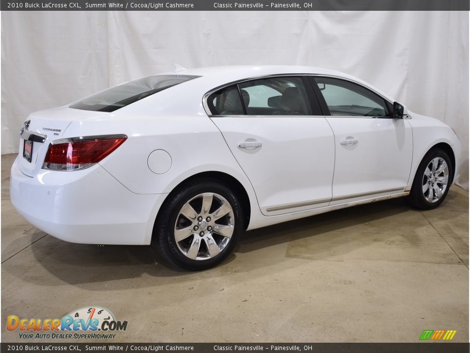 2010 Buick LaCrosse CXL Summit White / Cocoa/Light Cashmere Photo #2