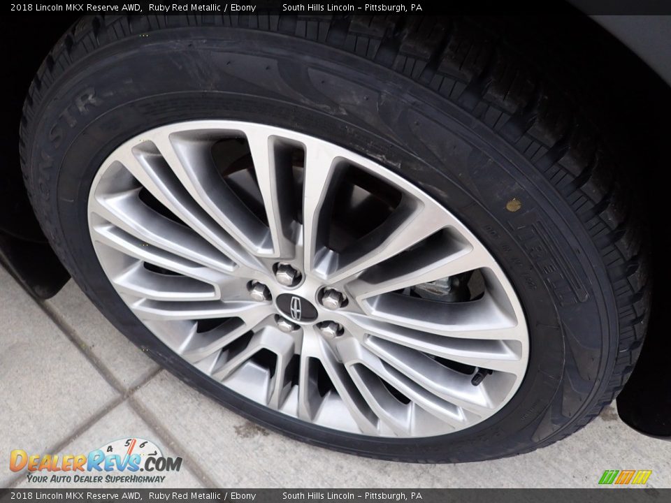 2018 Lincoln MKX Reserve AWD Ruby Red Metallic / Ebony Photo #10