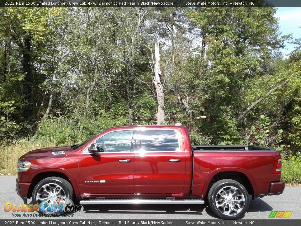 Delmonico Red Pearl 2022 Ram 1500 Limited Longhorn Crew Cab 4x4 Photo #1