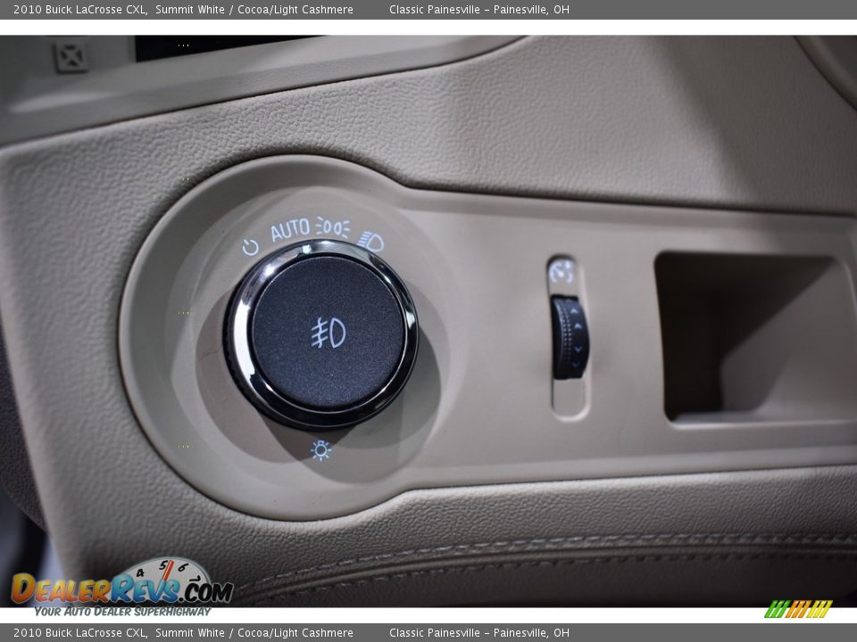 2010 Buick LaCrosse CXL Summit White / Cocoa/Light Cashmere Photo #12