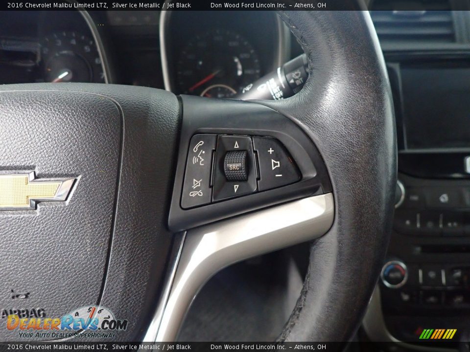 2016 Chevrolet Malibu Limited LTZ Silver Ice Metallic / Jet Black Photo #29