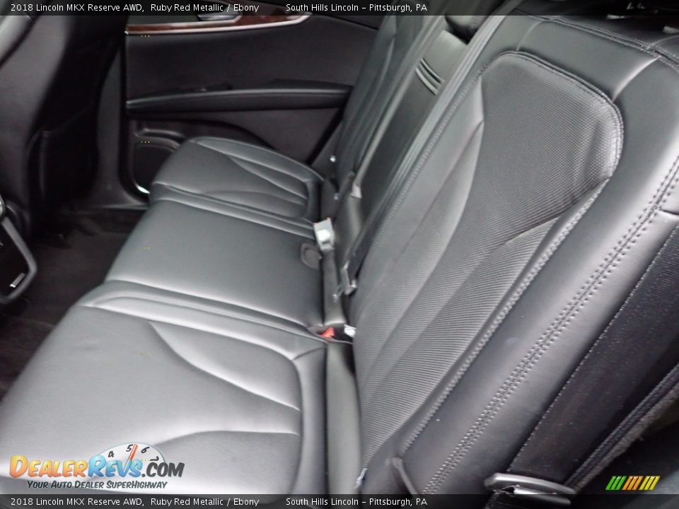 2018 Lincoln MKX Reserve AWD Ruby Red Metallic / Ebony Photo #16
