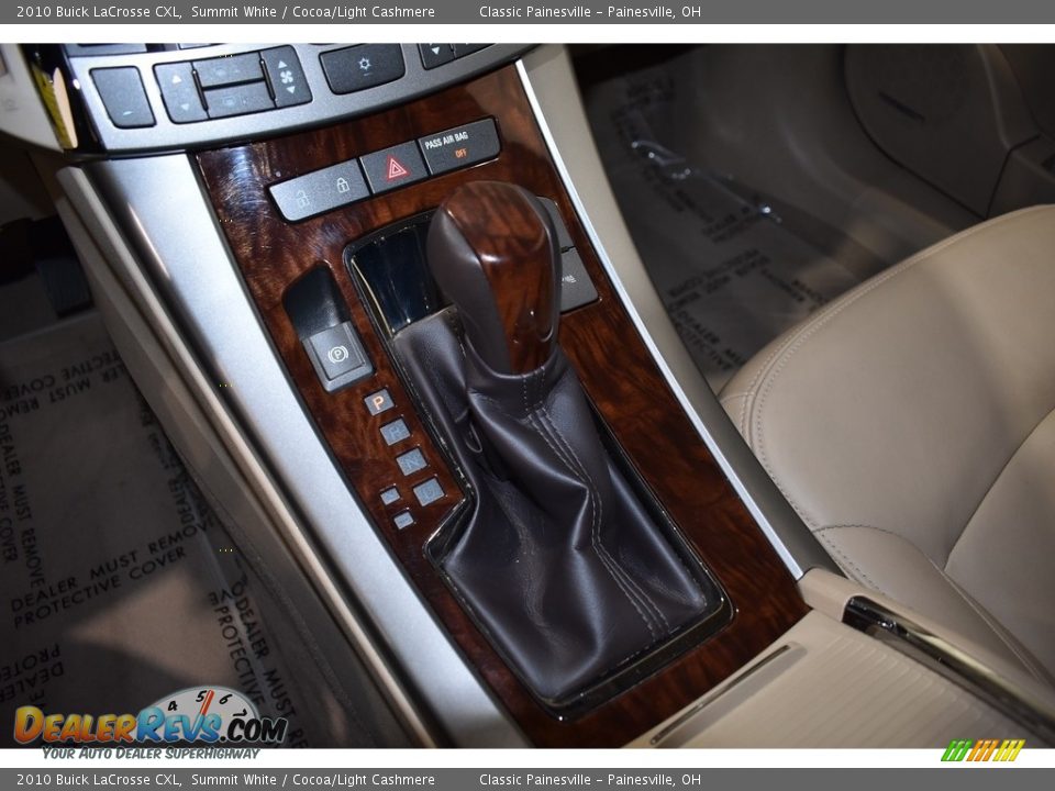 2010 Buick LaCrosse CXL Summit White / Cocoa/Light Cashmere Photo #15