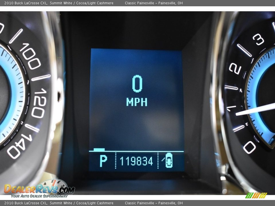 2010 Buick LaCrosse CXL Summit White / Cocoa/Light Cashmere Photo #16