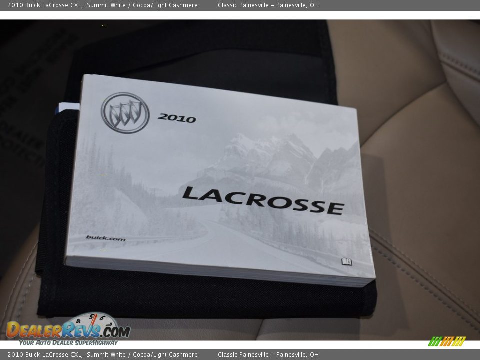 2010 Buick LaCrosse CXL Summit White / Cocoa/Light Cashmere Photo #17