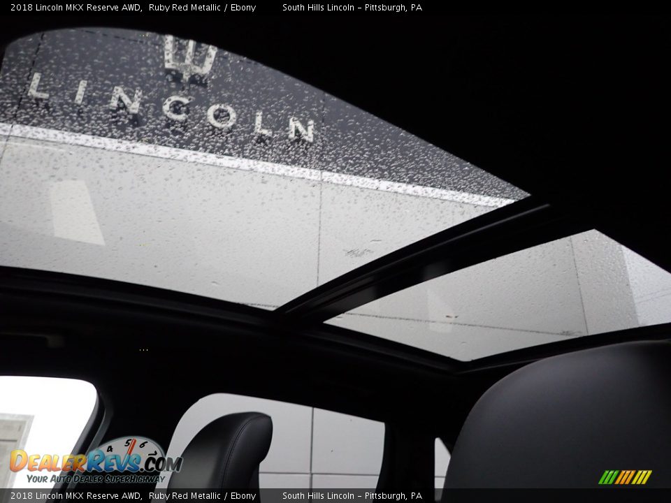 2018 Lincoln MKX Reserve AWD Ruby Red Metallic / Ebony Photo #20