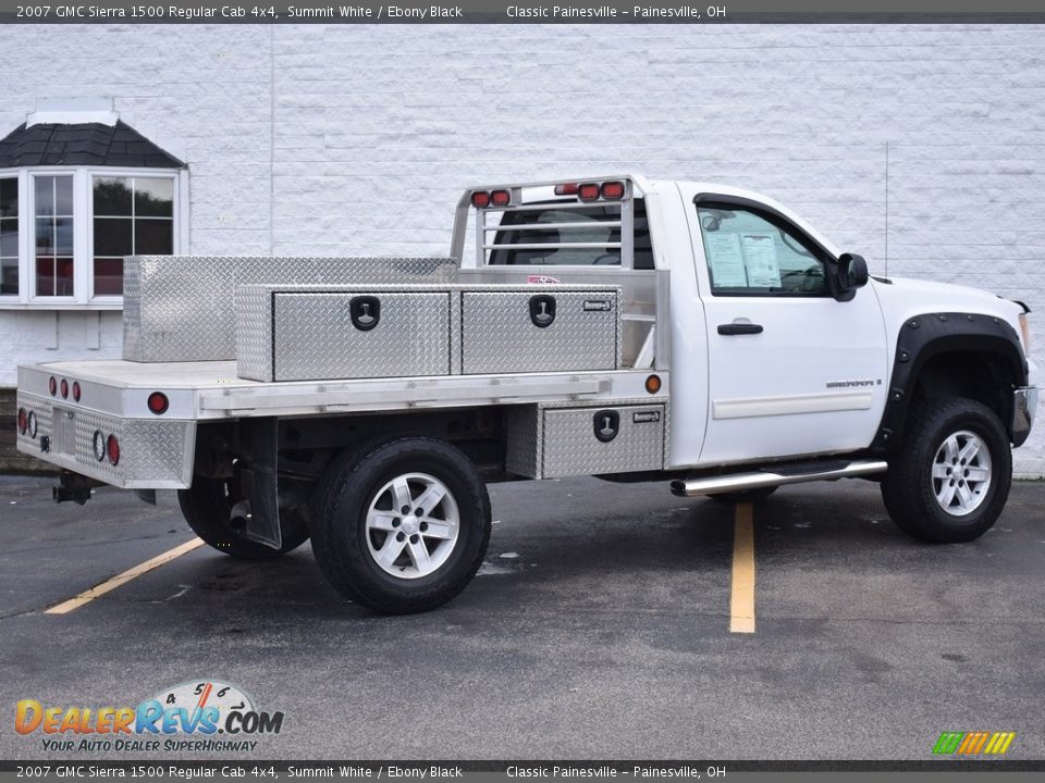 2007 GMC Sierra 1500 Regular Cab 4x4 Summit White / Ebony Black Photo #2