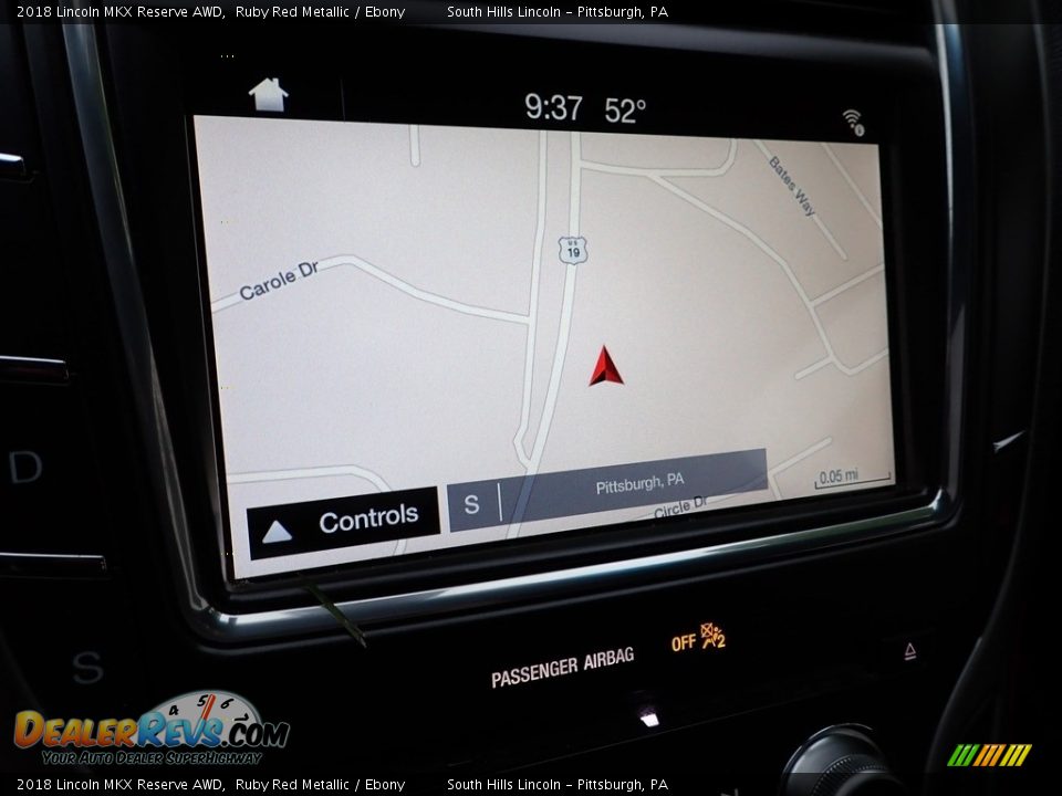 2018 Lincoln MKX Reserve AWD Ruby Red Metallic / Ebony Photo #21