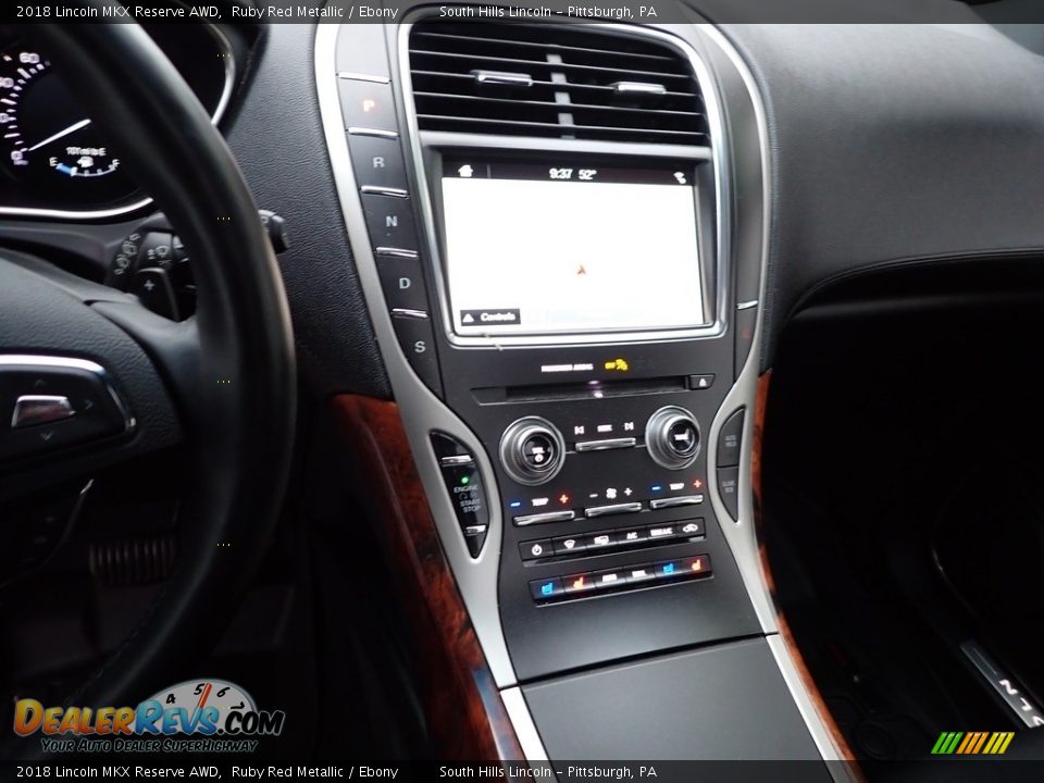2018 Lincoln MKX Reserve AWD Ruby Red Metallic / Ebony Photo #22