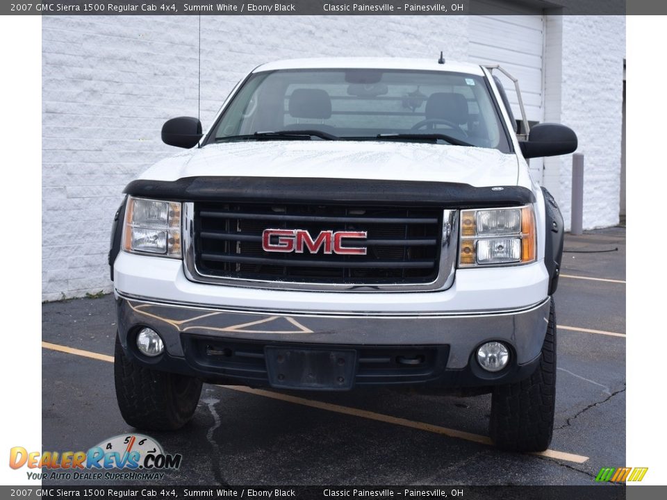 2007 GMC Sierra 1500 Regular Cab 4x4 Summit White / Ebony Black Photo #6