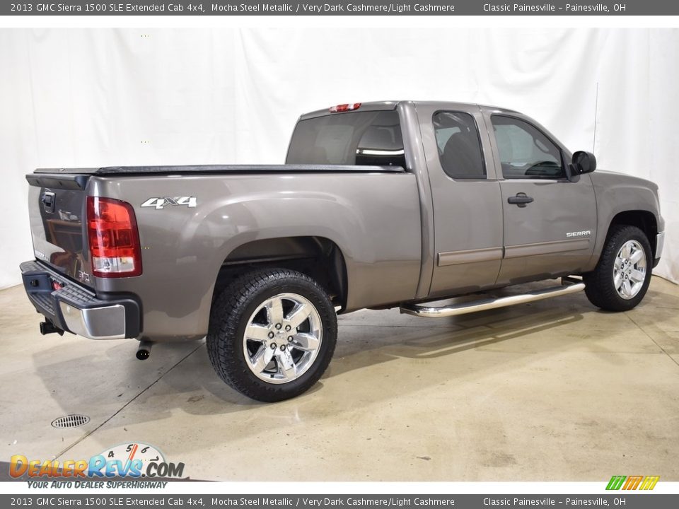 2013 GMC Sierra 1500 SLE Extended Cab 4x4 Mocha Steel Metallic / Very Dark Cashmere/Light Cashmere Photo #2