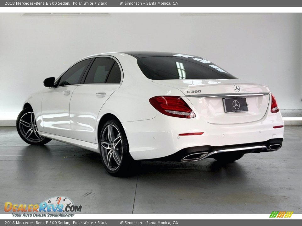 2018 Mercedes-Benz E 300 Sedan Polar White / Black Photo #10