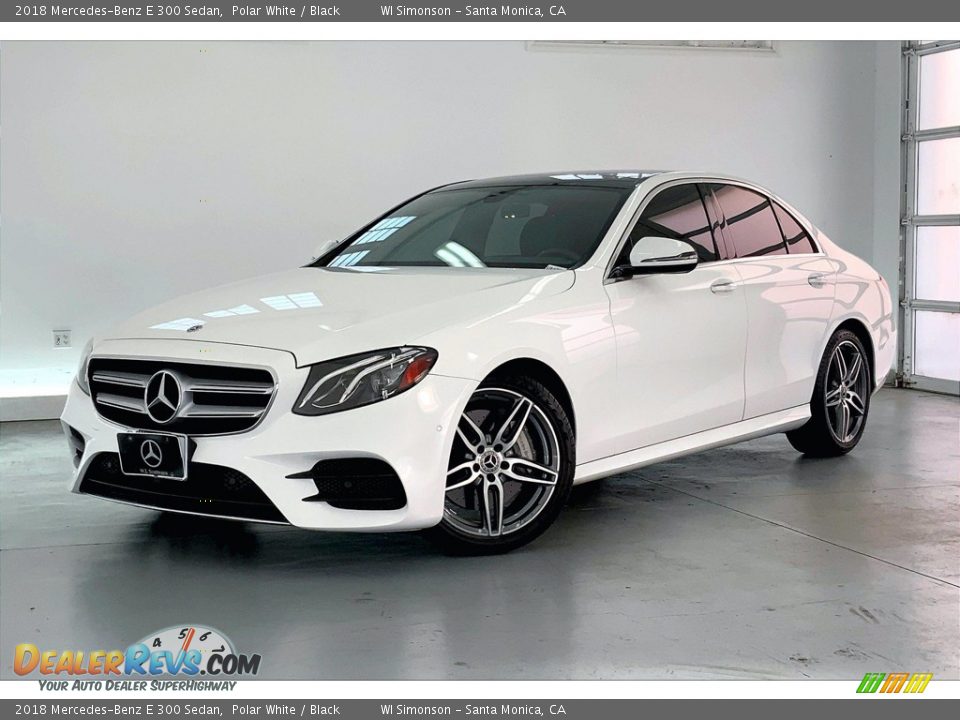 2018 Mercedes-Benz E 300 Sedan Polar White / Black Photo #12