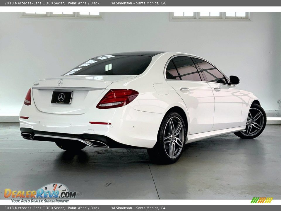 2018 Mercedes-Benz E 300 Sedan Polar White / Black Photo #13