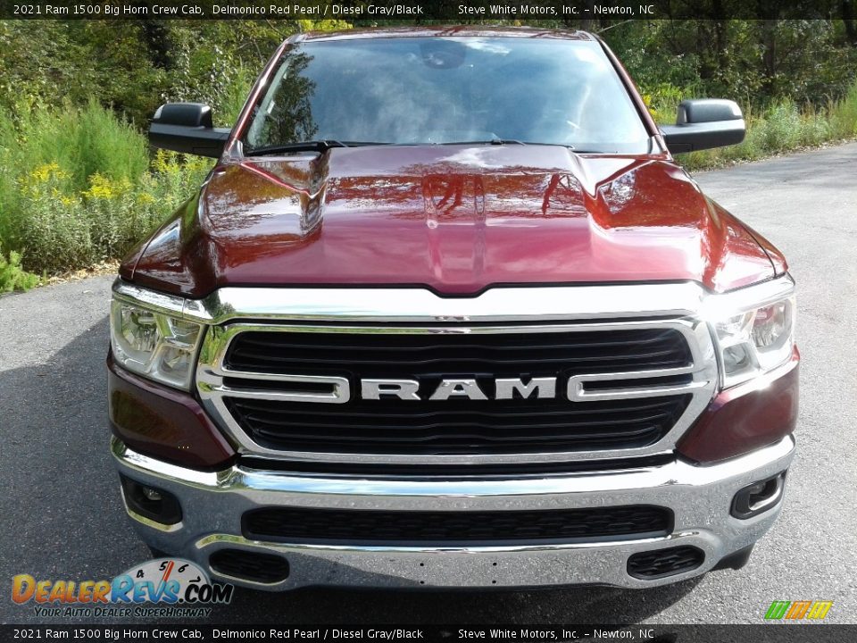 2021 Ram 1500 Big Horn Crew Cab Delmonico Red Pearl / Diesel Gray/Black Photo #3