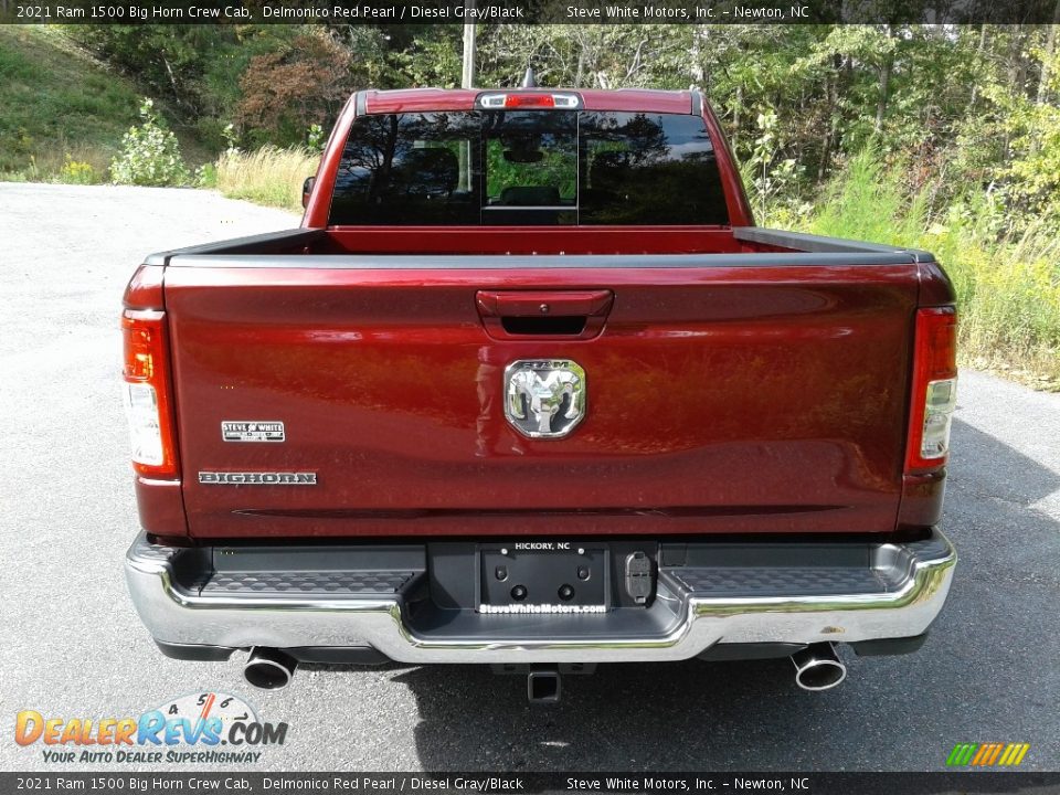 2021 Ram 1500 Big Horn Crew Cab Delmonico Red Pearl / Diesel Gray/Black Photo #7