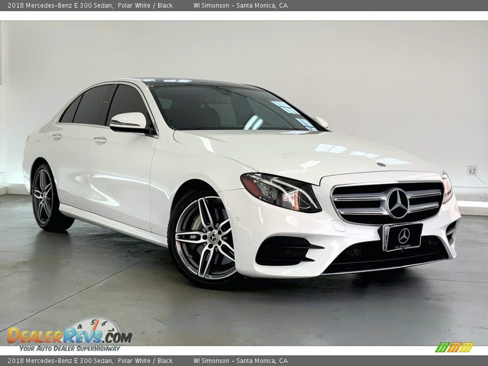 2018 Mercedes-Benz E 300 Sedan Polar White / Black Photo #34