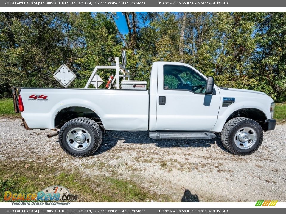 Oxford White 2009 Ford F350 Super Duty XLT Regular Cab 4x4 Photo #3