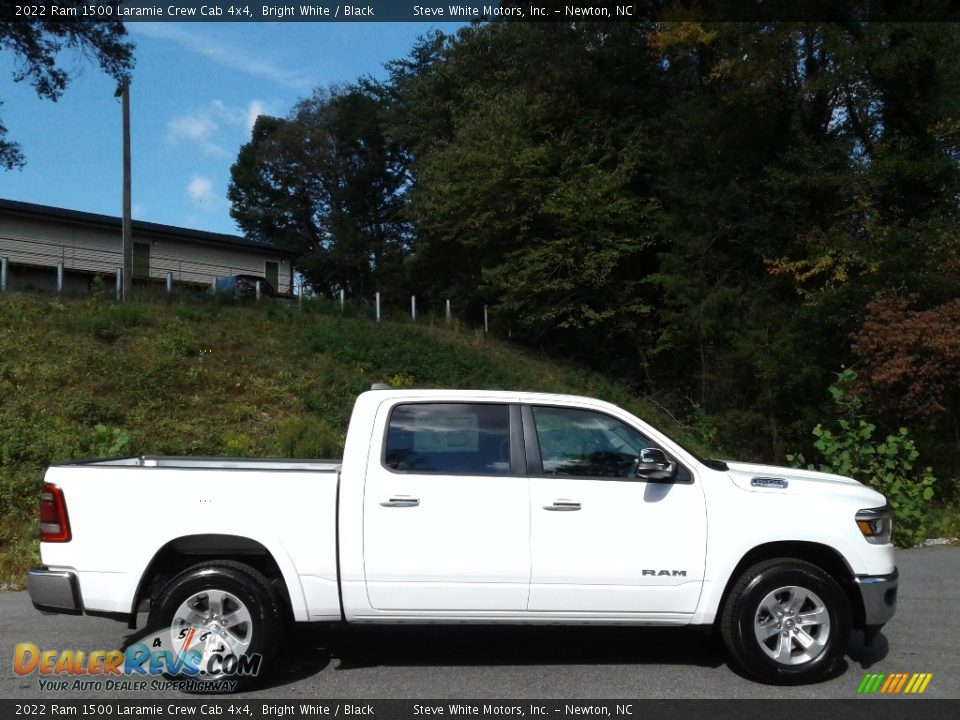 2022 Ram 1500 Laramie Crew Cab 4x4 Bright White / Black Photo #5