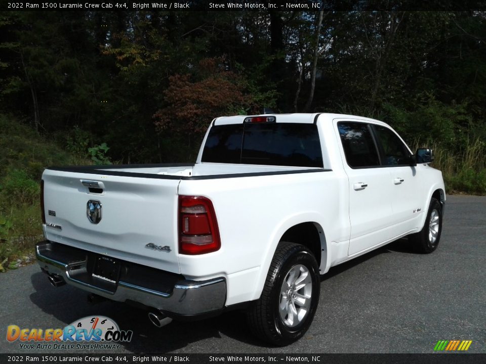 2022 Ram 1500 Laramie Crew Cab 4x4 Bright White / Black Photo #6