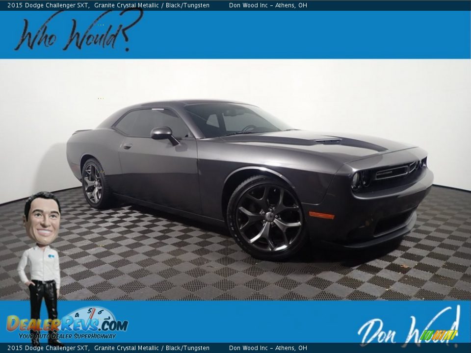2015 Dodge Challenger SXT Granite Crystal Metallic / Black/Tungsten Photo #1