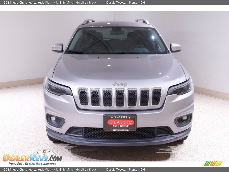 2019 Jeep Cherokee Latitude Plus 4x4 Billet Silver Metallic / Black Photo #2