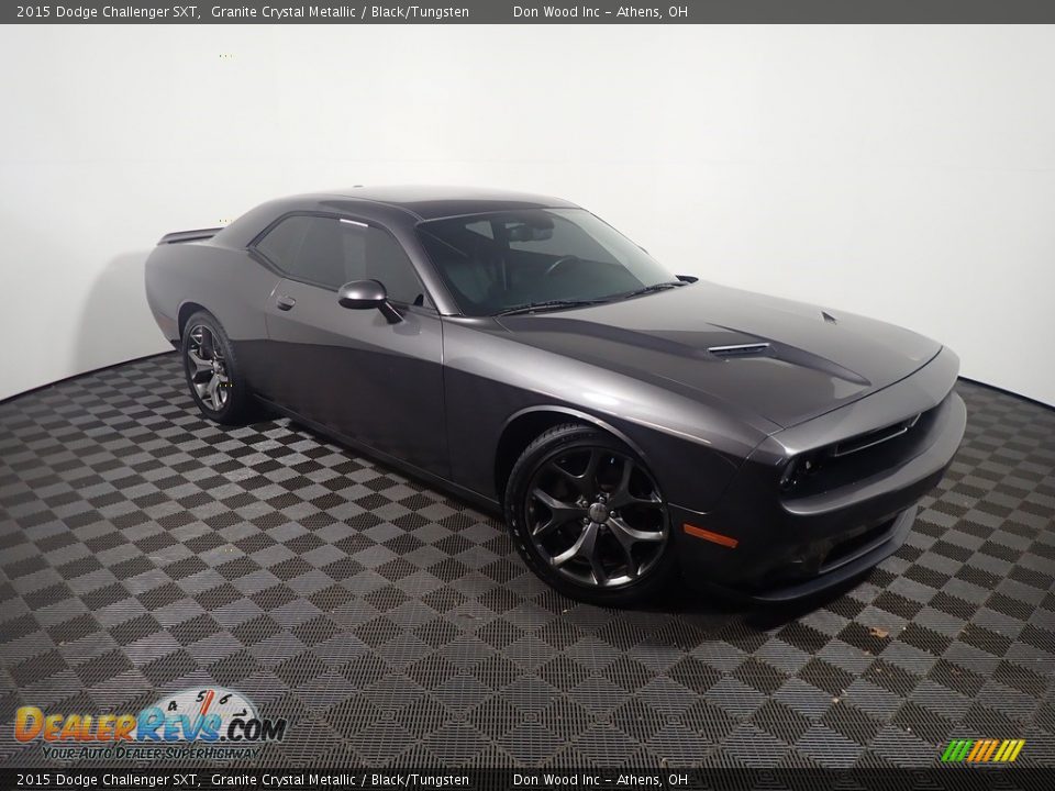 2015 Dodge Challenger SXT Granite Crystal Metallic / Black/Tungsten Photo #3