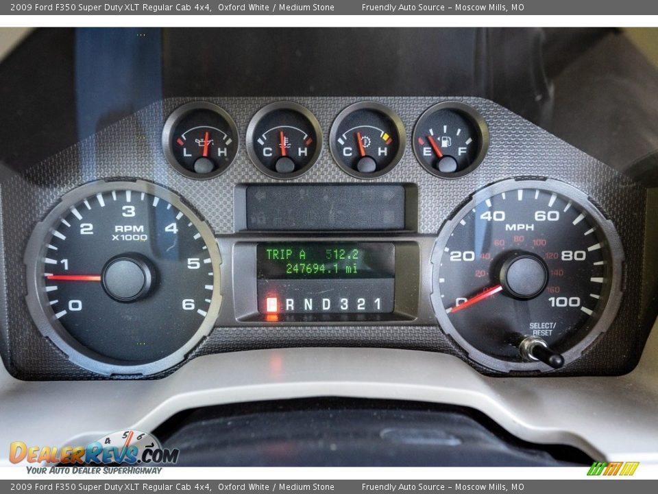 2009 Ford F350 Super Duty XLT Regular Cab 4x4 Gauges Photo #33