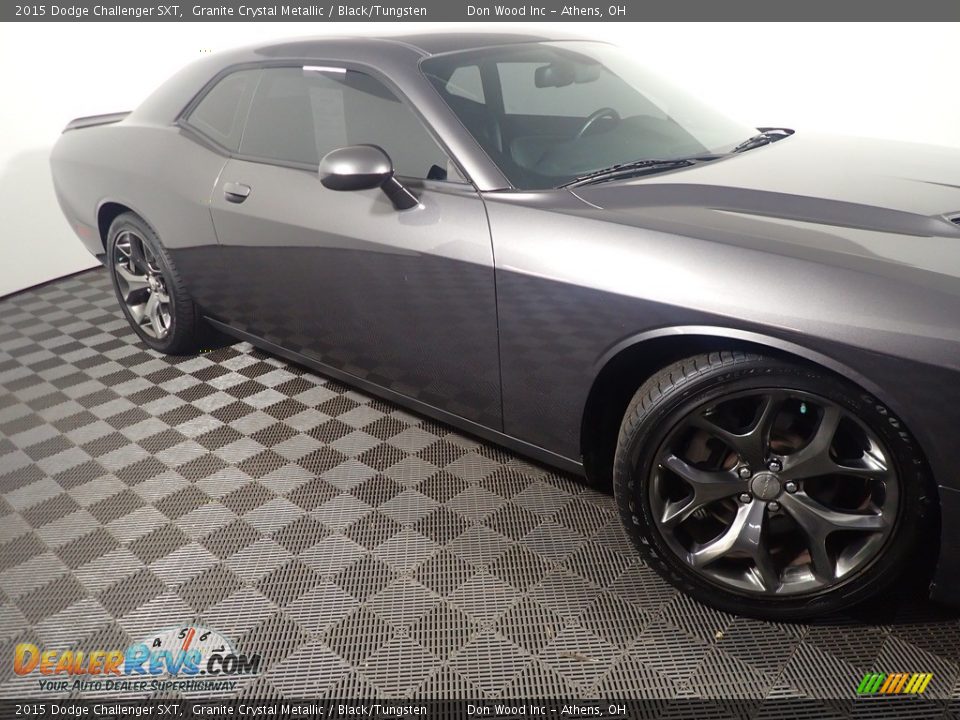 2015 Dodge Challenger SXT Granite Crystal Metallic / Black/Tungsten Photo #4