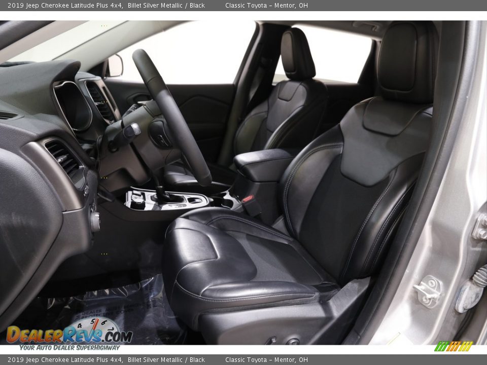 2019 Jeep Cherokee Latitude Plus 4x4 Billet Silver Metallic / Black Photo #5