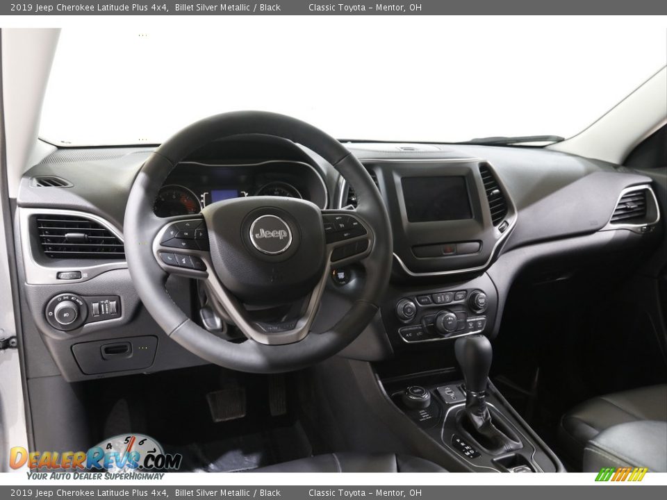 2019 Jeep Cherokee Latitude Plus 4x4 Billet Silver Metallic / Black Photo #6