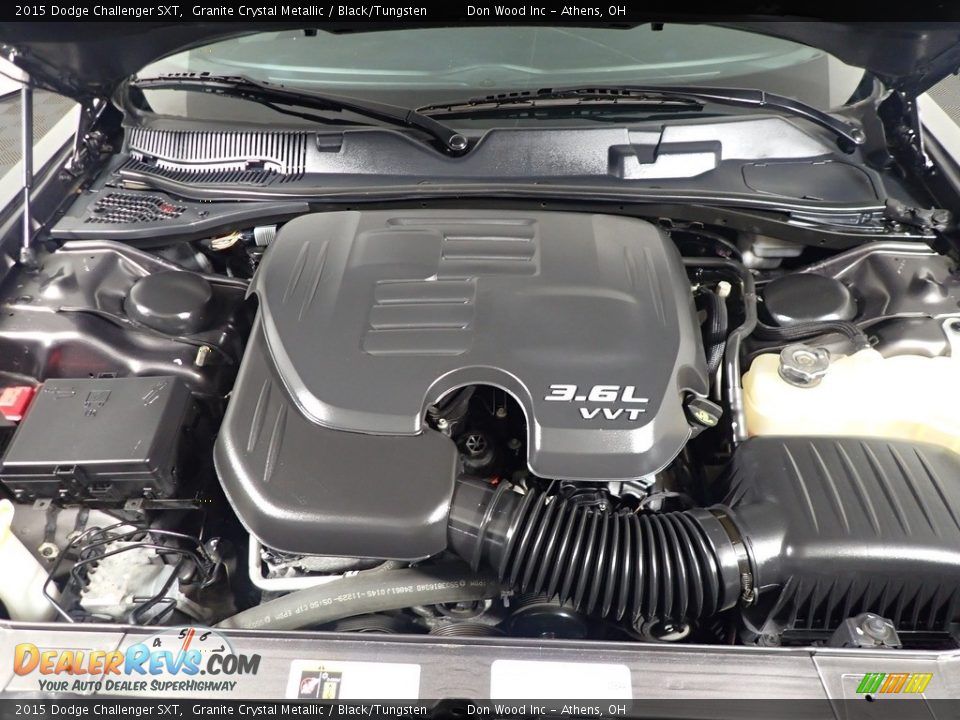 2015 Dodge Challenger SXT Granite Crystal Metallic / Black/Tungsten Photo #7