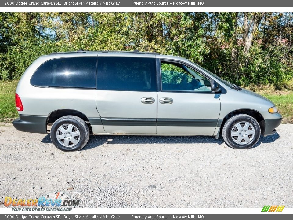 2000 Dodge Grand Caravan SE Bright Silver Metallic / Mist Gray Photo #2