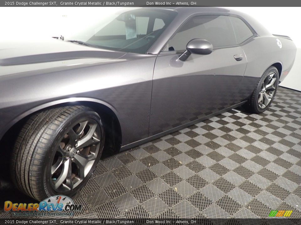 2015 Dodge Challenger SXT Granite Crystal Metallic / Black/Tungsten Photo #10