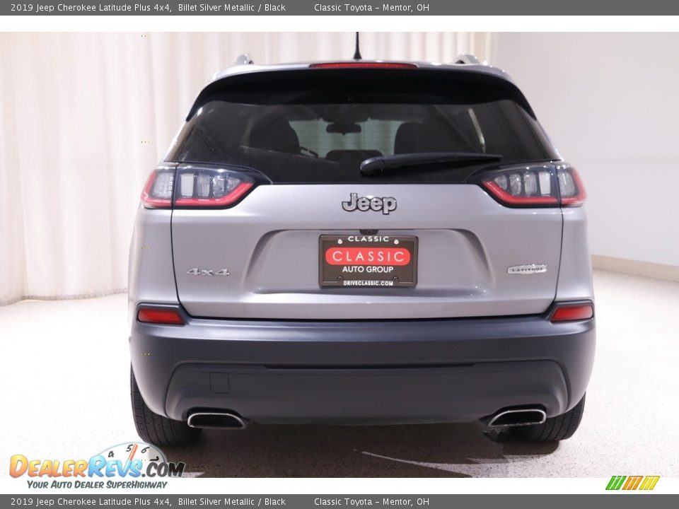 2019 Jeep Cherokee Latitude Plus 4x4 Billet Silver Metallic / Black Photo #19