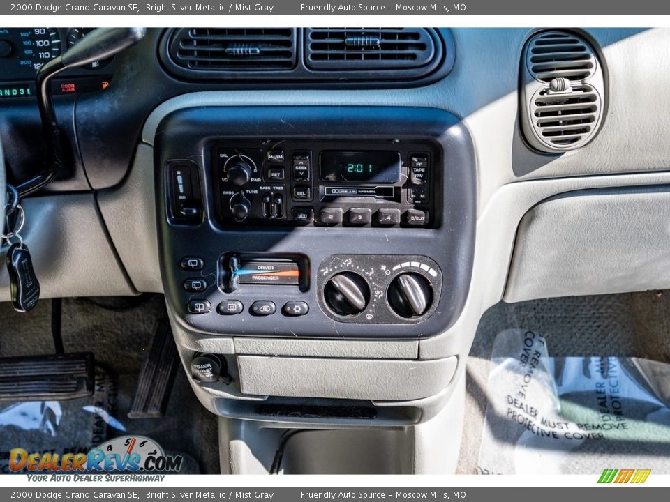 2000 Dodge Grand Caravan SE Bright Silver Metallic / Mist Gray Photo #13