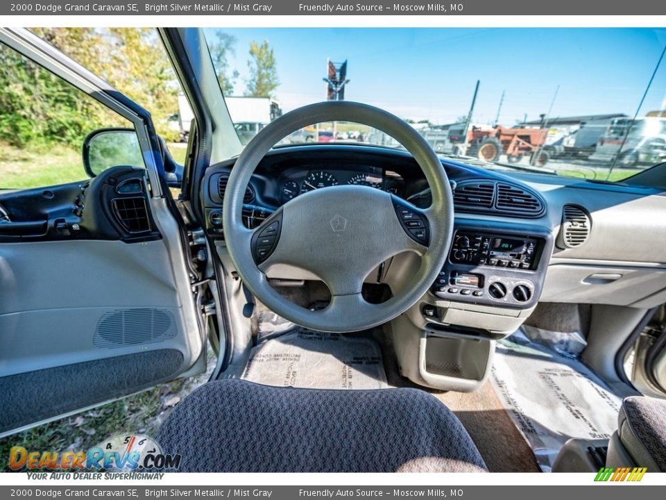 2000 Dodge Grand Caravan SE Bright Silver Metallic / Mist Gray Photo #14