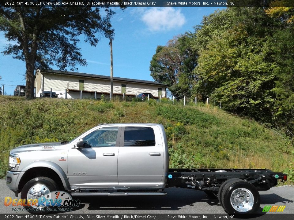 Billet Silver Metallic 2022 Ram 4500 SLT Crew Cab 4x4 Chassis Photo #1