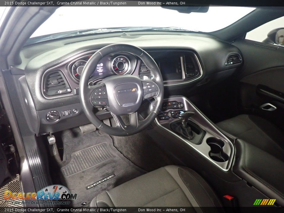 2015 Dodge Challenger SXT Granite Crystal Metallic / Black/Tungsten Photo #24