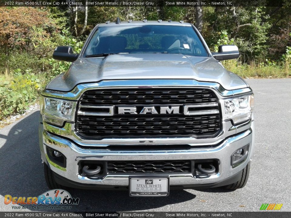 2022 Ram 4500 SLT Crew Cab 4x4 Chassis Billet Silver Metallic / Black/Diesel Gray Photo #3