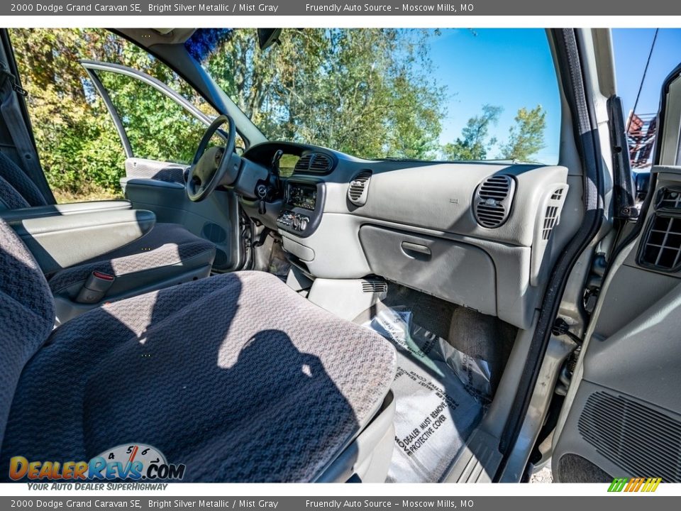 2000 Dodge Grand Caravan SE Bright Silver Metallic / Mist Gray Photo #18