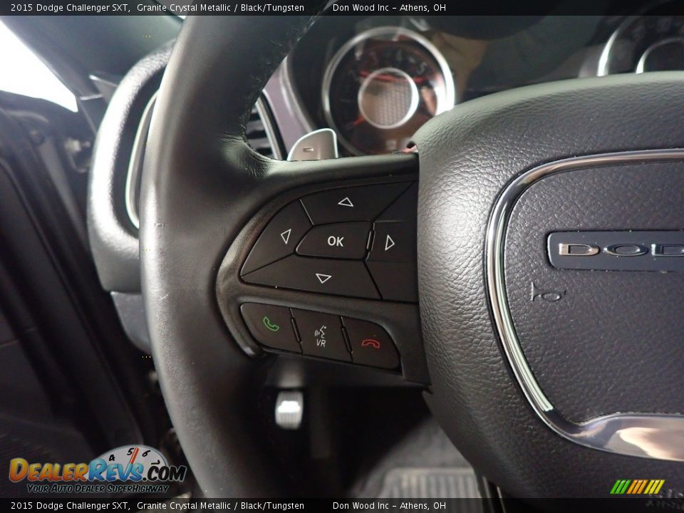 2015 Dodge Challenger SXT Granite Crystal Metallic / Black/Tungsten Photo #29